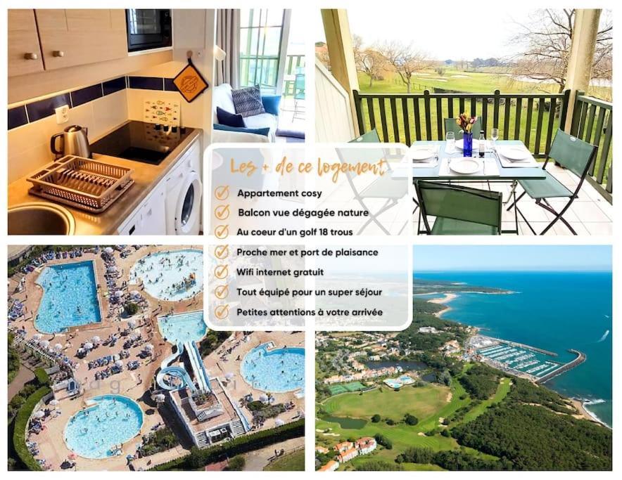 "L'Harmonie" Appartement Cosy 4 Personnes, Vue Golf, Wifi Gratuit Talmont-Saint-Hilaire ภายนอก รูปภาพ